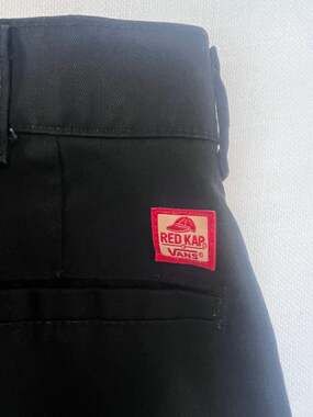 Vans by Red Kap Mens Black Work Shorts Size 28 11 Inseam